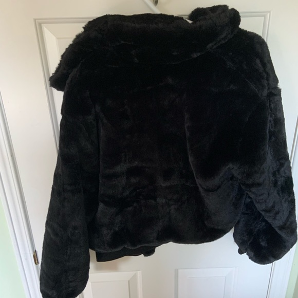Faux Fur Zip-Up Jacket by Night Flow - Picture 3 of 3